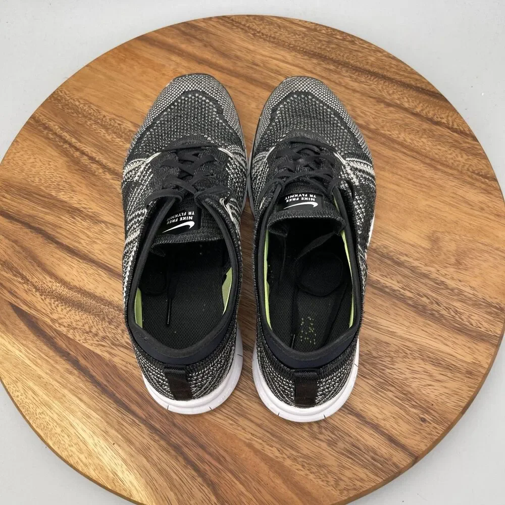 Nike Free TR Flyknit 5.0 Shoes Womens Size 9.5 Black Running Comfort Walking Gym